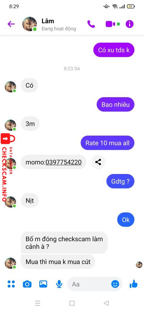 Evidence against 0397754220