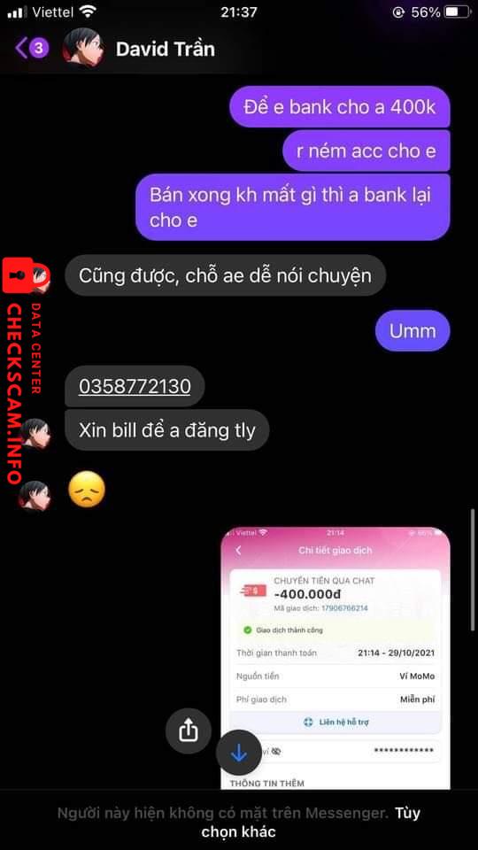 Evidence against 0358772130