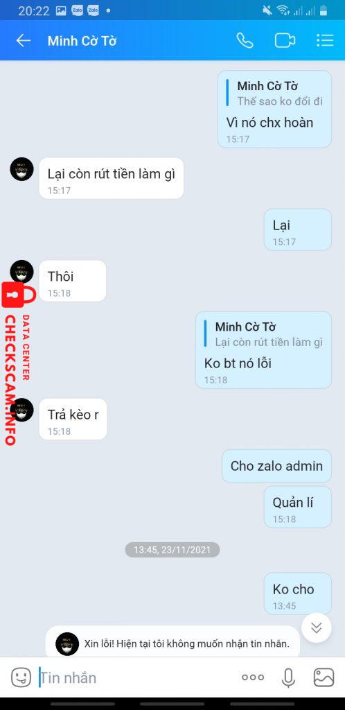 Evidence against 0918769894