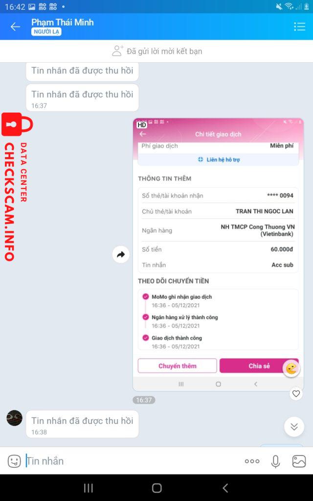 Evidence against 105005380094