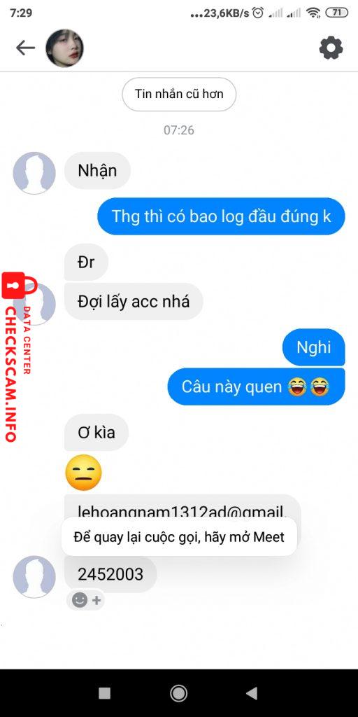 Evidence against 0907302856
