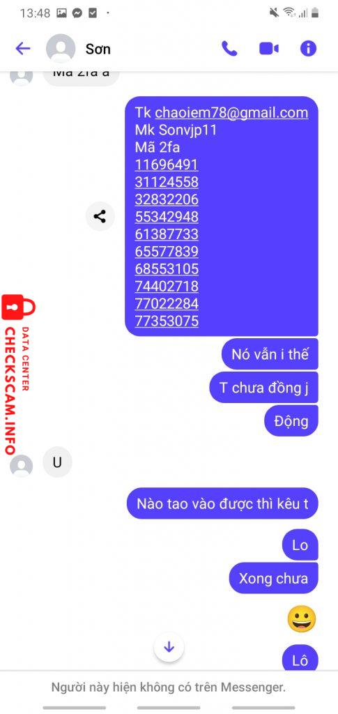 Evidence against 0358737741