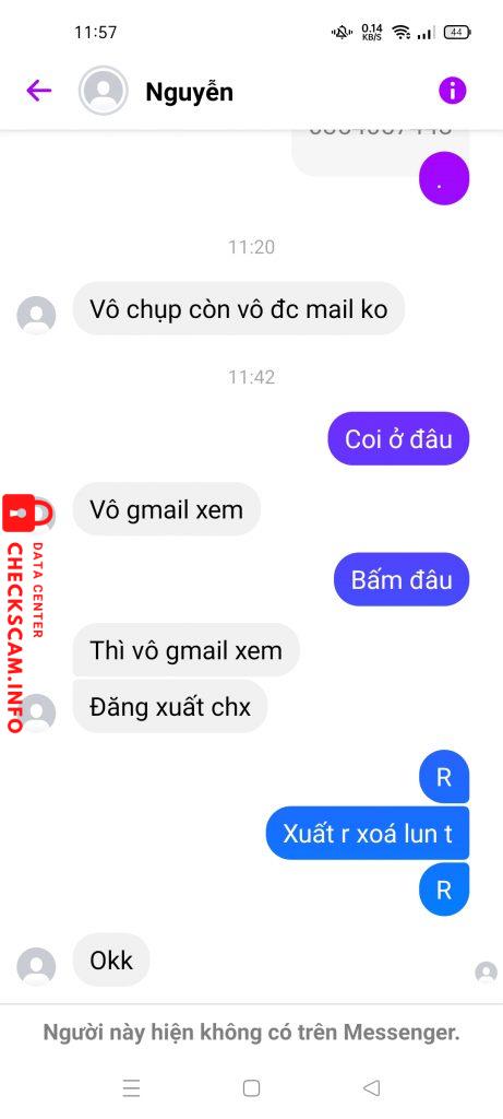Evidence against Thanh Nguyễn