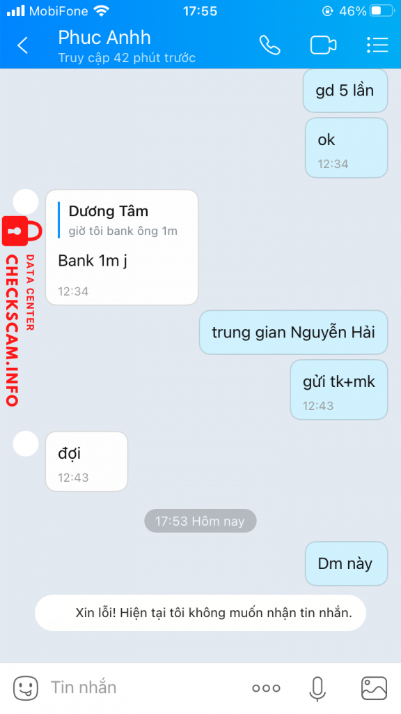 Evidence against 0903038477