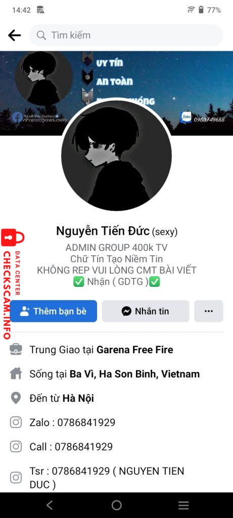 针对的证据 Nguyễn Tiến Đức