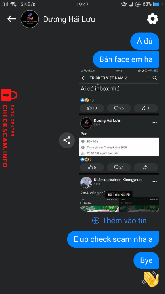 针对的证据 Lưu Hải Duong