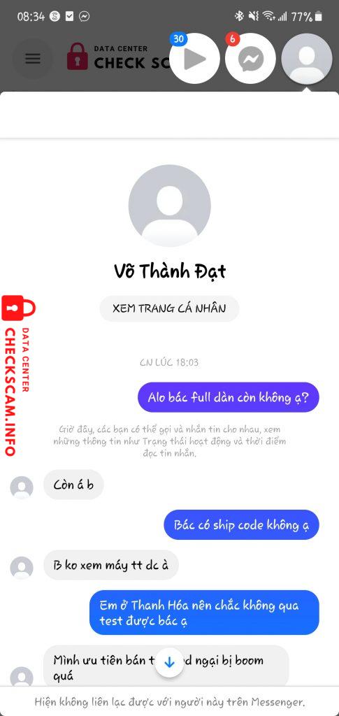 针对的证据 Võ Thành Đạt