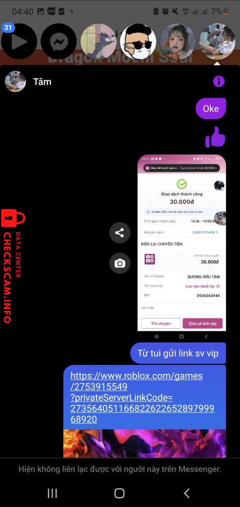 针对的证据 Dương Thanh Tâm