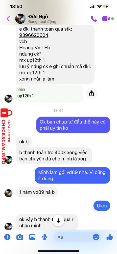 针对的证据 Hoang Viet Ha