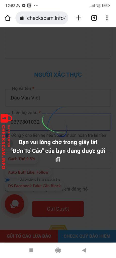 针对的证据 Đỗ Đắc Lộc