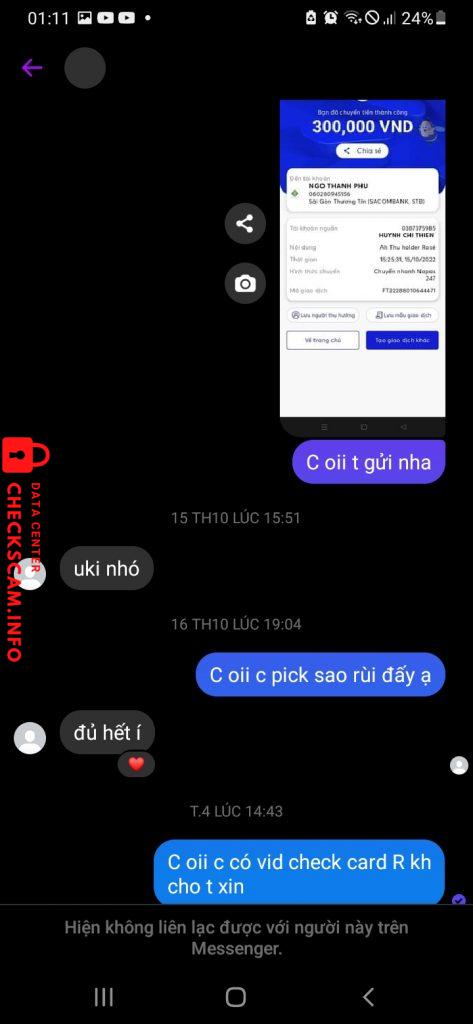 针对的证据 Ngo Thanh Phu