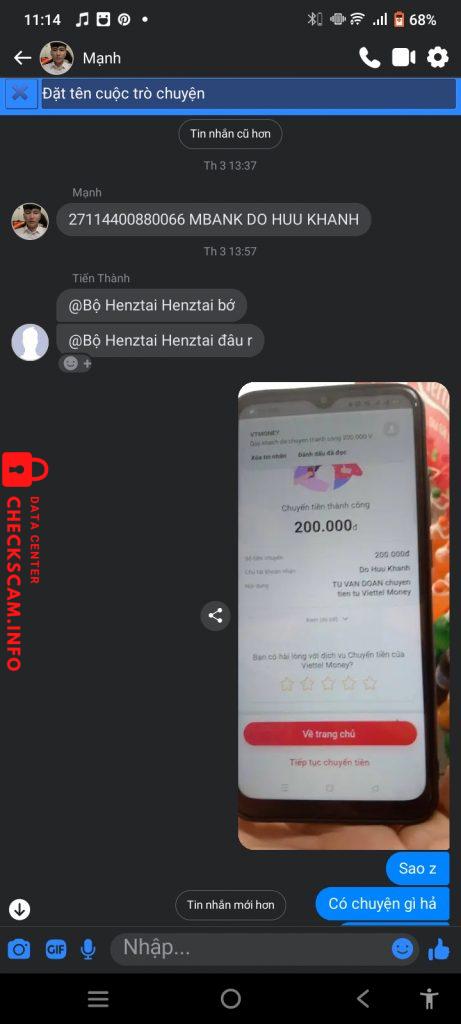 针对的证据 DO HUU KHANH