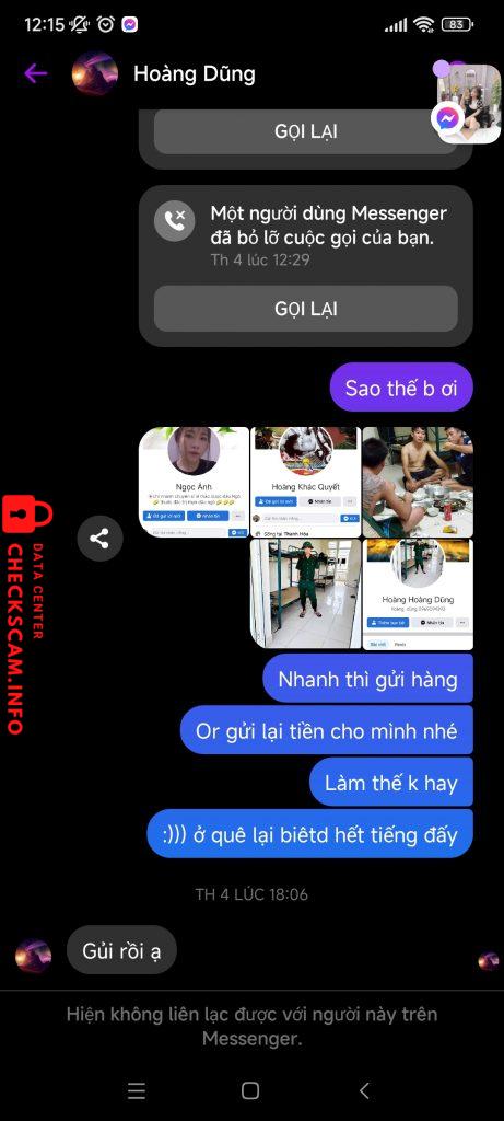 针对的证据 Hoàng khắc dũng