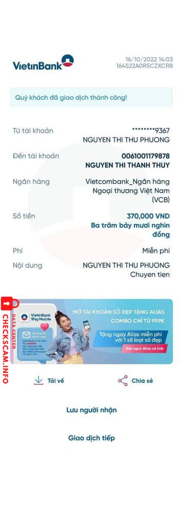 针对的证据 NGUYEN THI THANH THUY