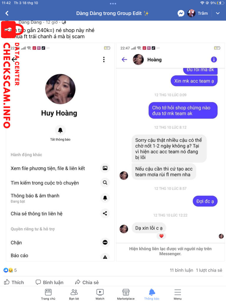 针对的证据 Huy Hoàng