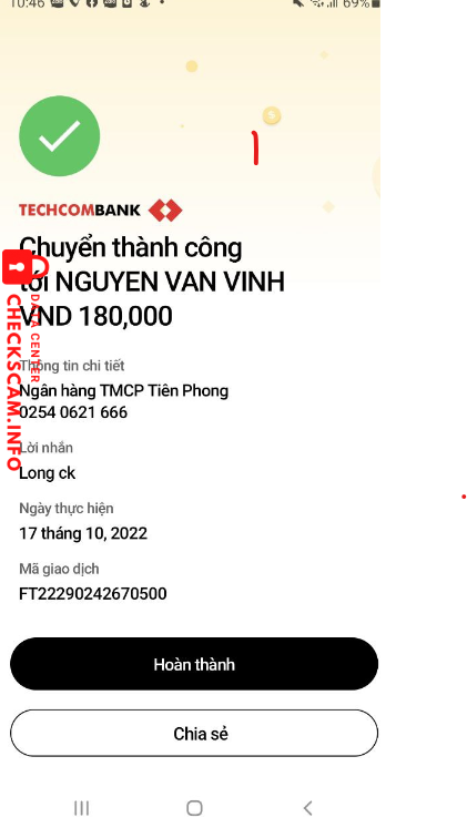 针对的证据 NGUYEN VAN VINH