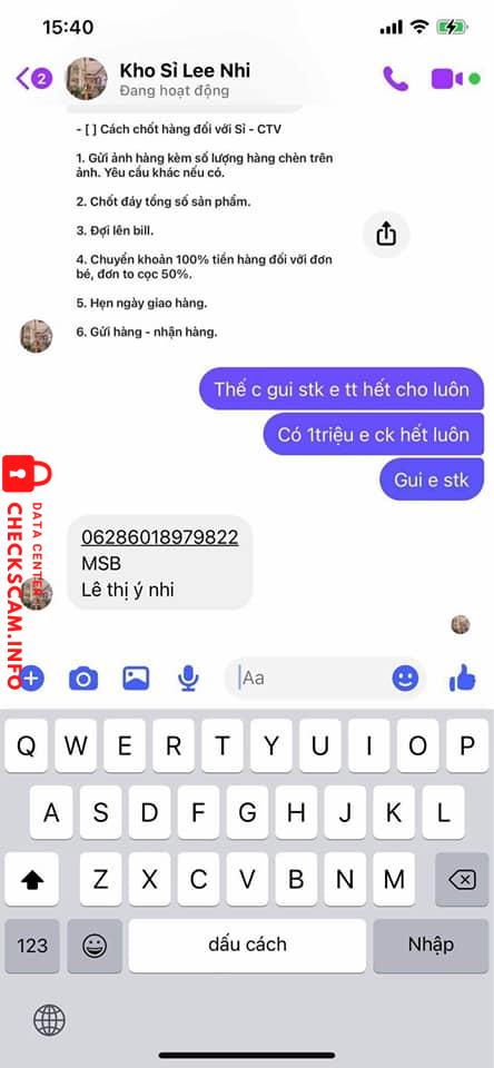 针对的证据 LÊ thị yến nhi