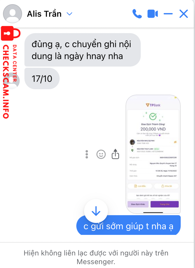 针对的证据 NGUYEN THUY LINH