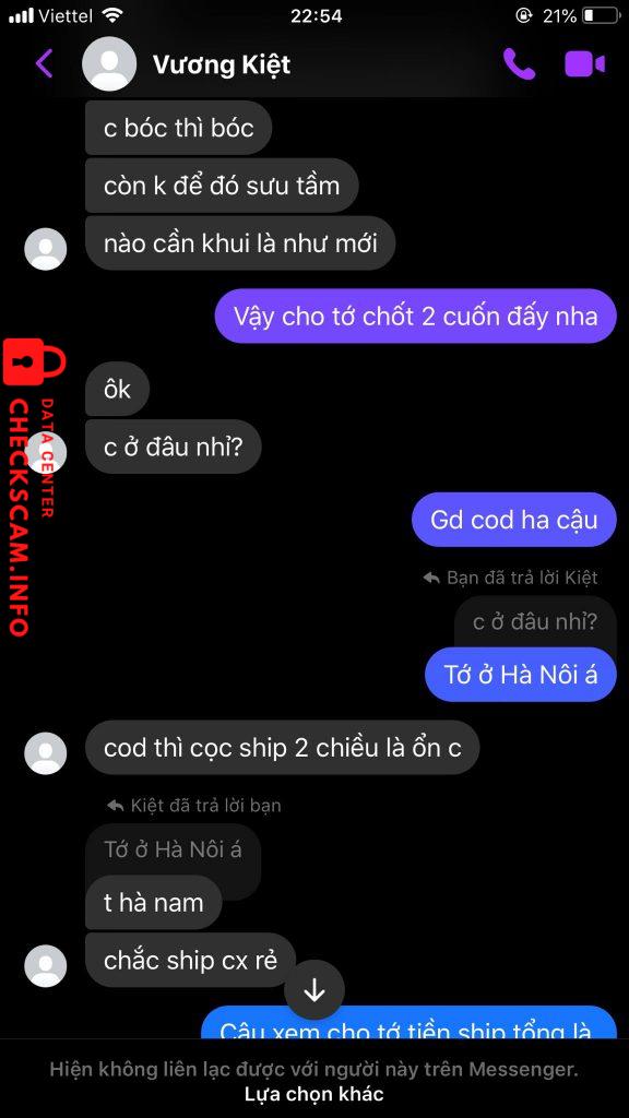 针对的证据 Vuong Cao Kiet