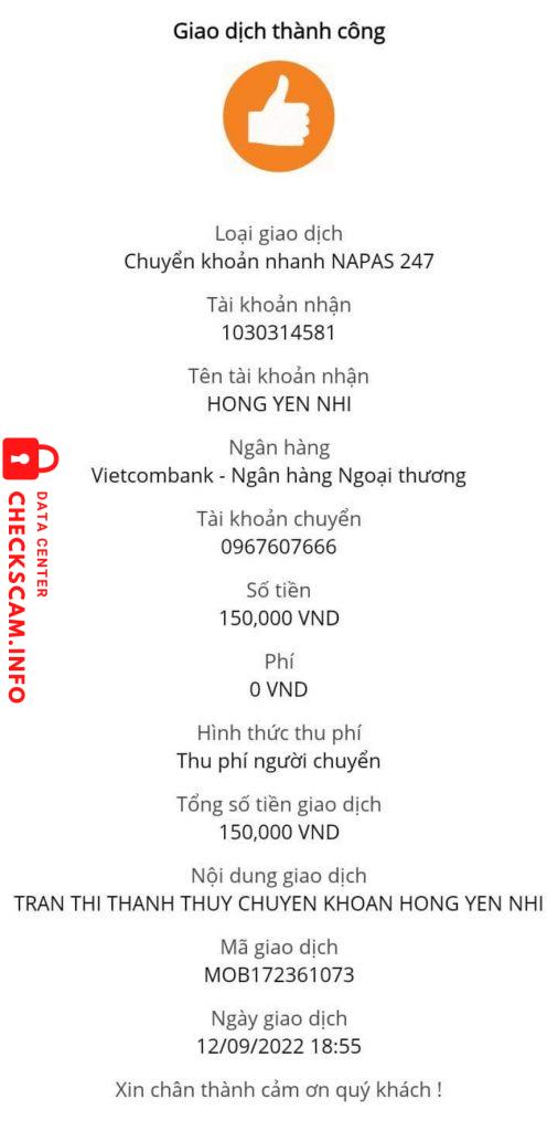 针对的证据 Hong Yen Nhi