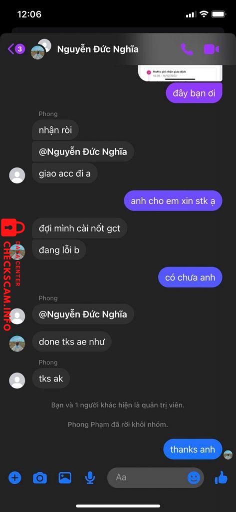 针对的证据 Pham An Phong
