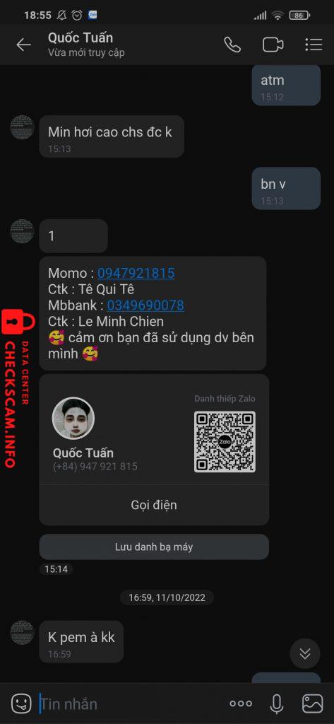 针对的证据 Le Minh Chien