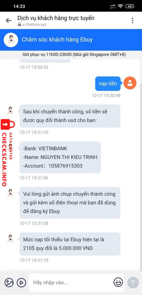 针对的证据 NGUYEN THI KIEU TRINH