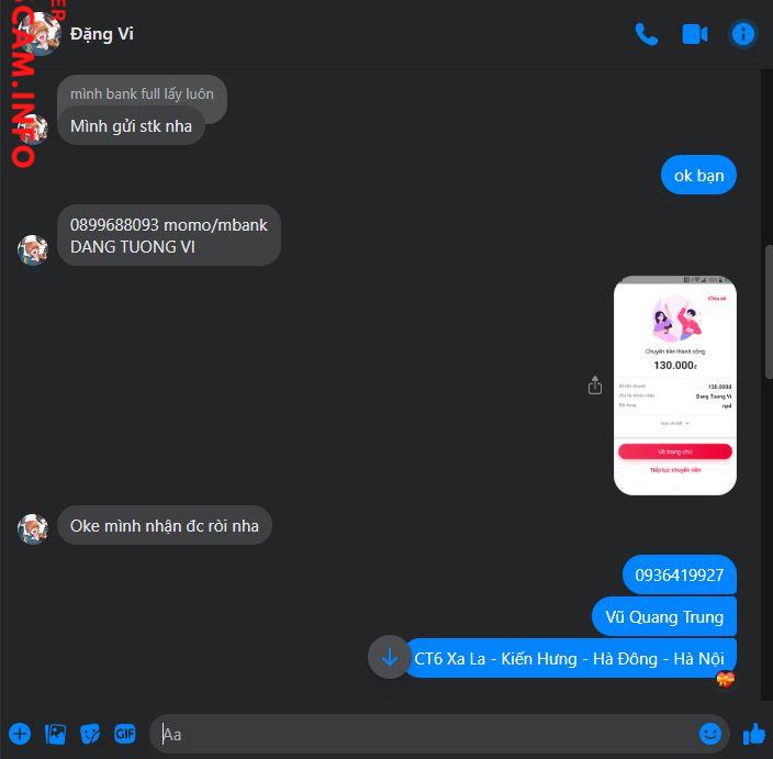 针对的证据 Đặng Tường Vi