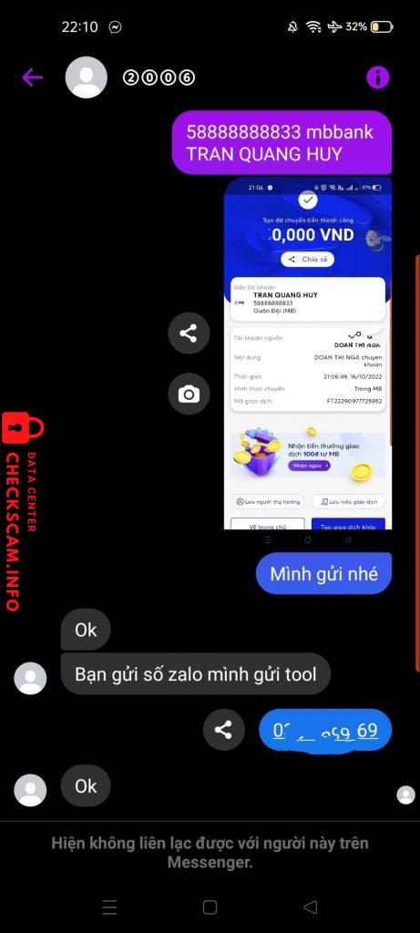 针对的证据 Tran quang huy