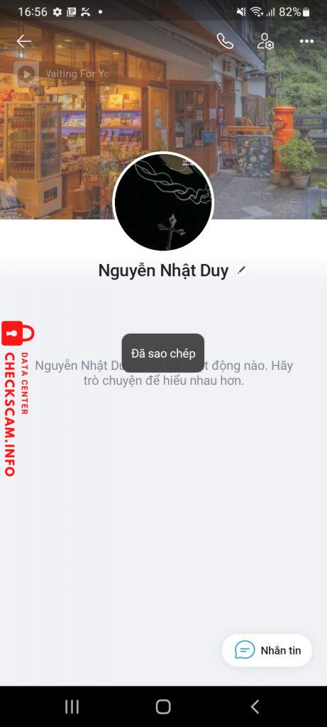 针对的证据 Nguyễn Nhật Duy