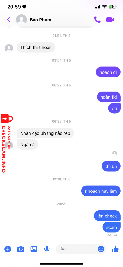 针对的证据 Phạm Tấn Bảo