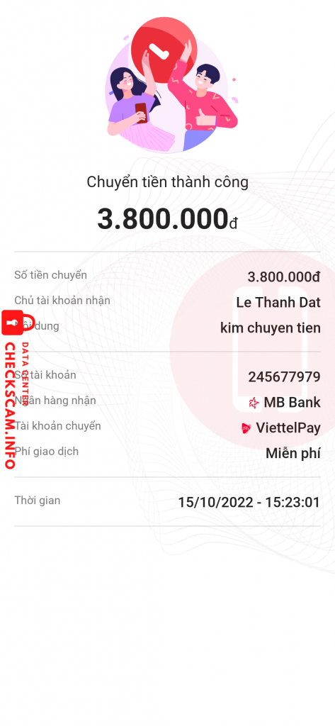 针对的证据 Lê thành đạt