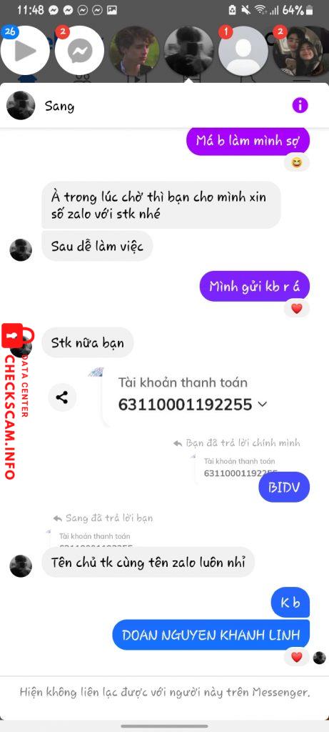 针对的证据 TRẦN MINH SANG