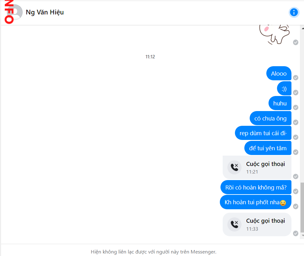 针对的证据 Hà Lê Thanh Hiền