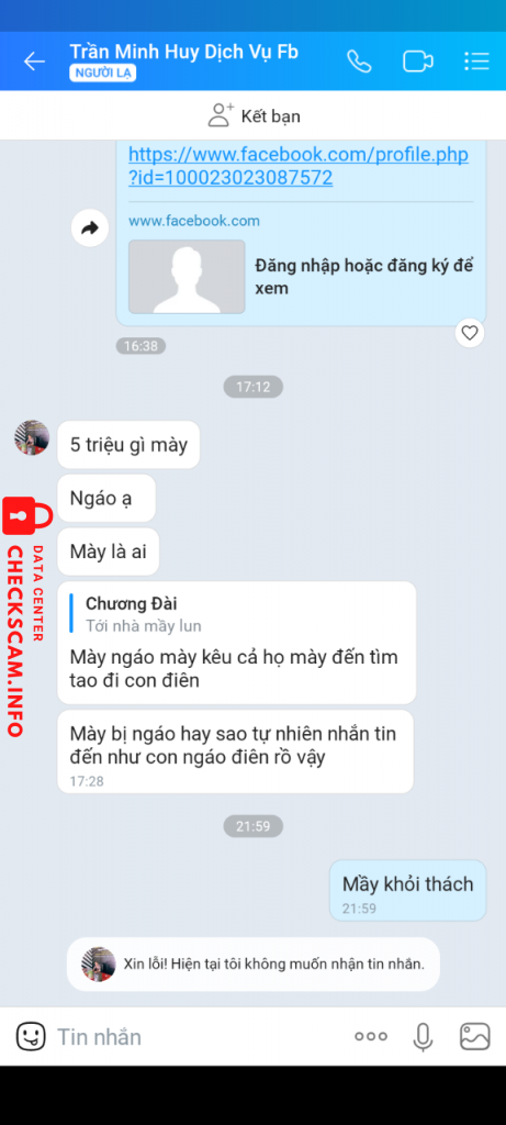 针对的证据 TRẦN MINH HUY