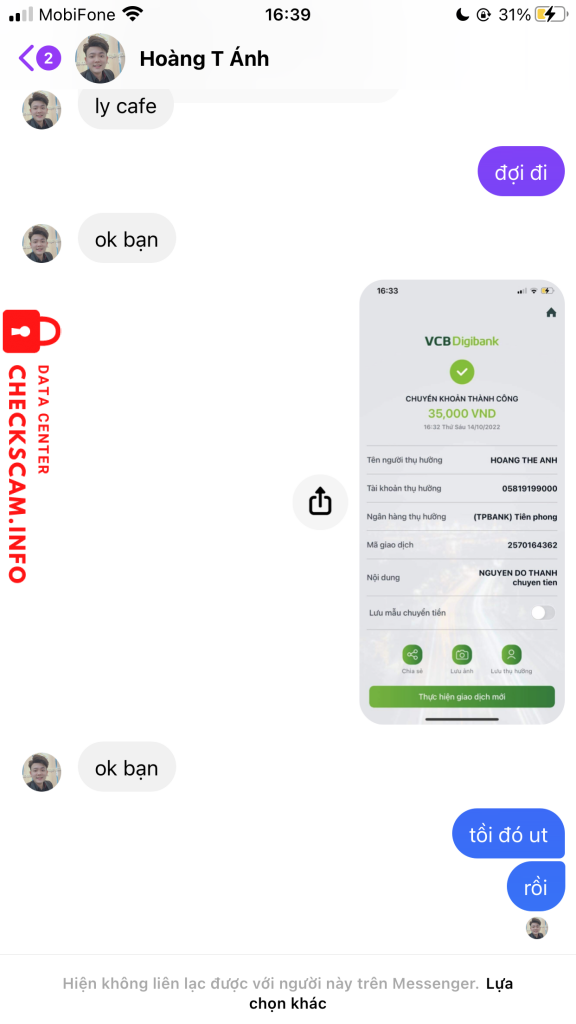 针对的证据 Hoang The Anh