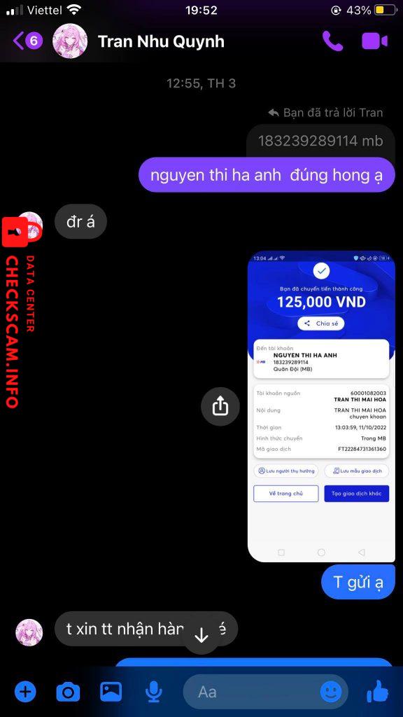 针对的证据 NGUYEN THI HA ANH