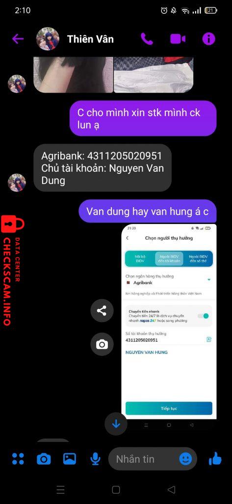 针对的证据 Trương ngọc thiên vân