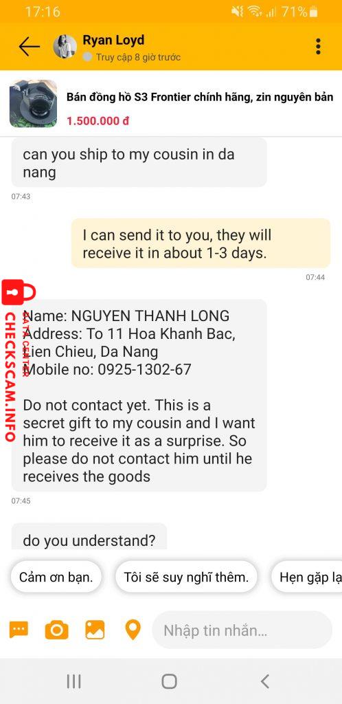 针对的证据 NGUYEN DANH KHANH