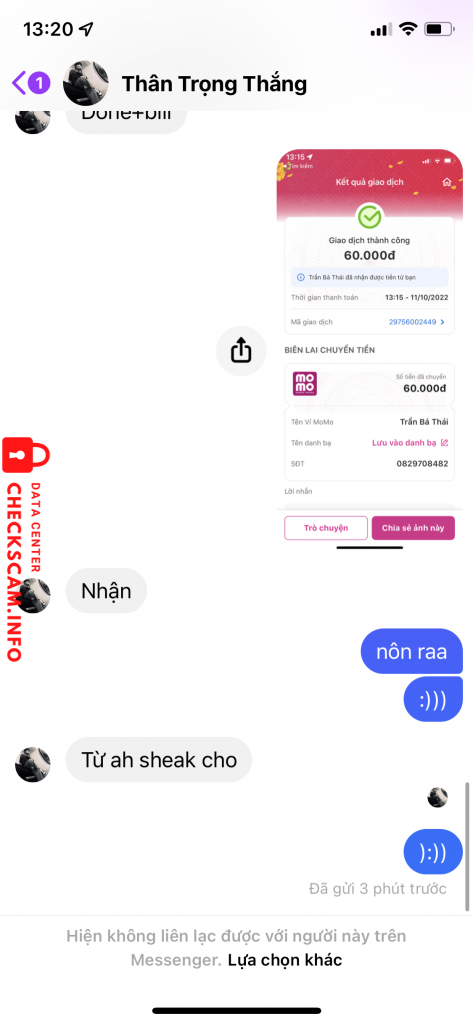 针对的证据 Thân Trọng Thắng