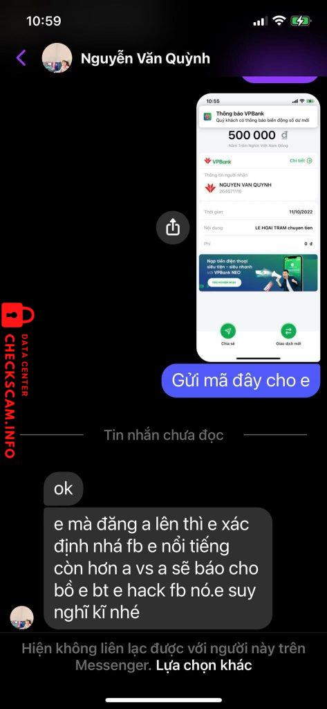 针对的证据 Nguyễn Văn Quỳnh
