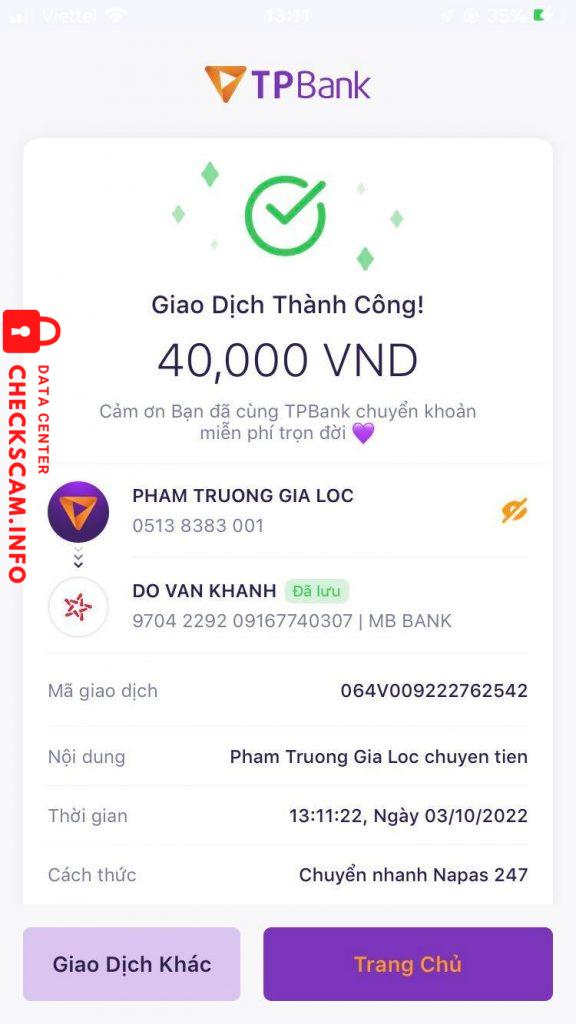 针对的证据 Đỗ Văn Khanh