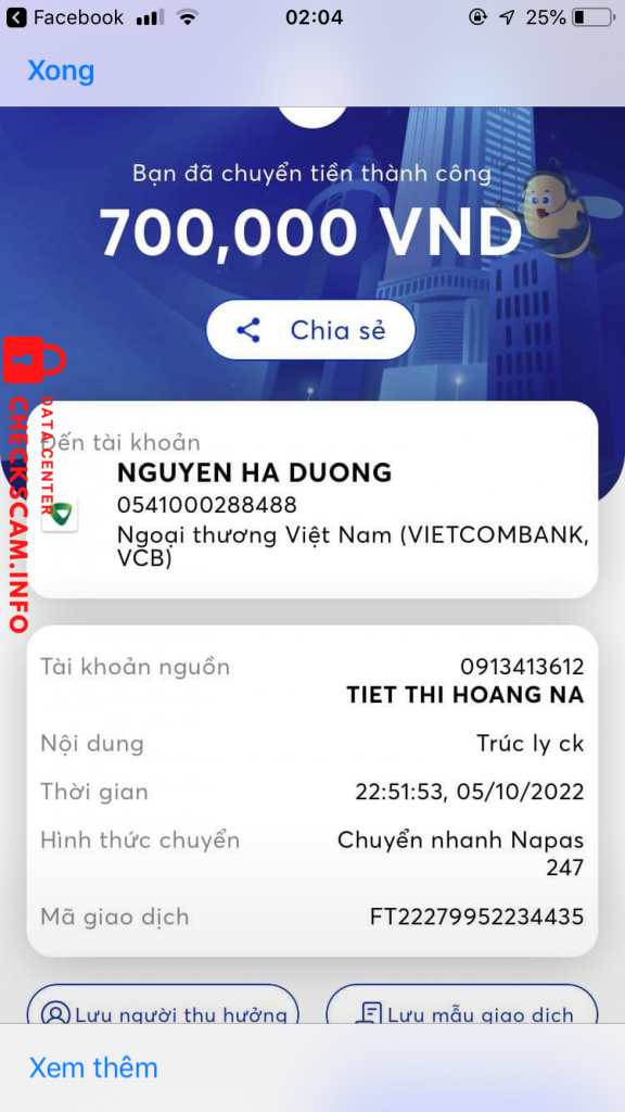 Evidence against Nguyen ha duong