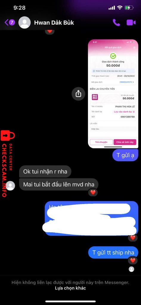 Evidence against PHÂN THỊ HOA LÊ