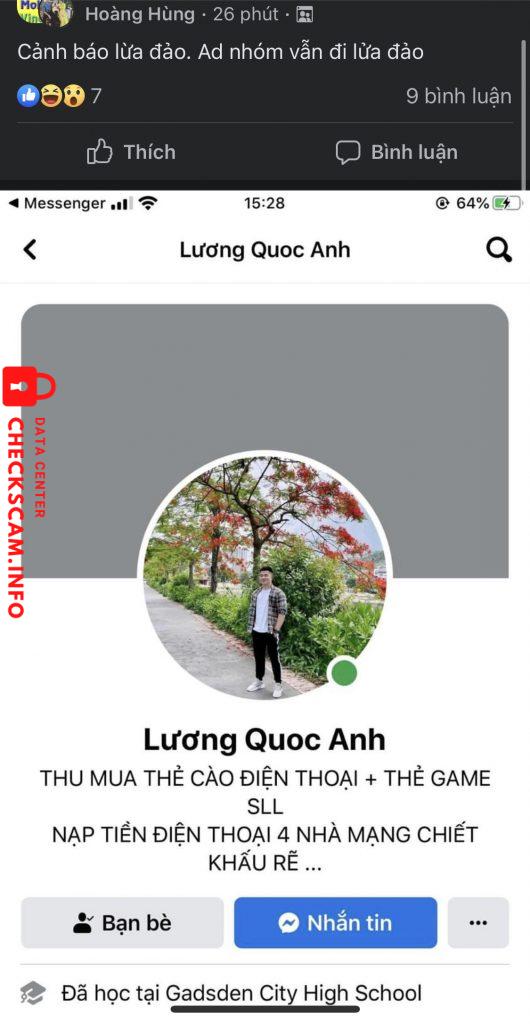 Evidence against LUONG QUOC ANH