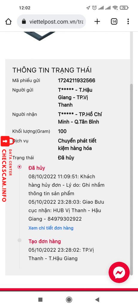 Evidence against Truong Thi Tuong Vy