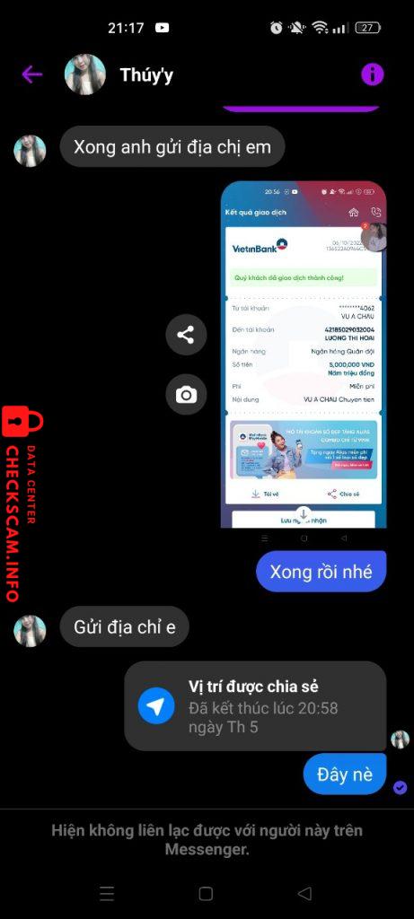 Evidence against luong thi ngan