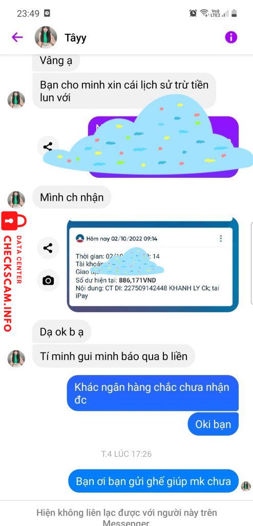 Evidence against Ha thi nho