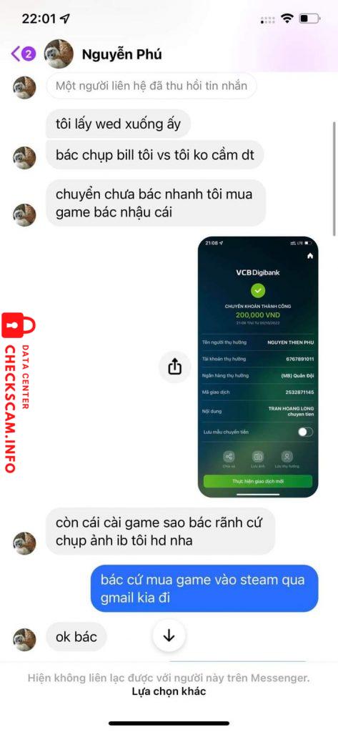 Evidence against Nguyễn Phú