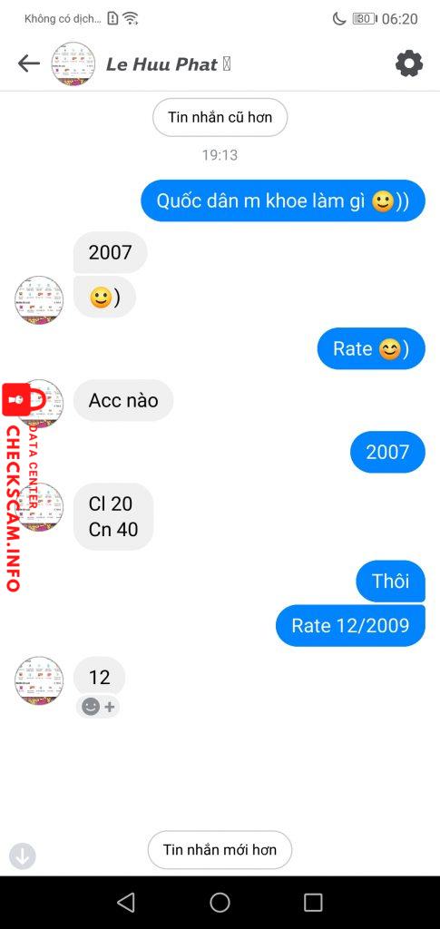 Evidence against Lê Hữu Phát